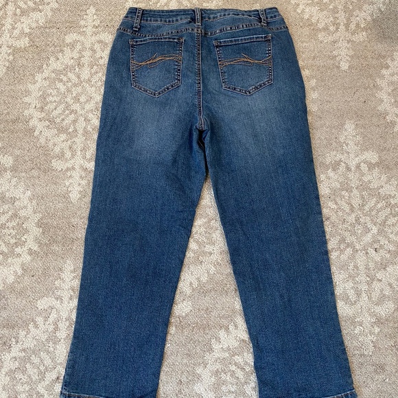Project Indigo Capri Blue Denim Jeans Sz. 12 - Picture 3 of 3